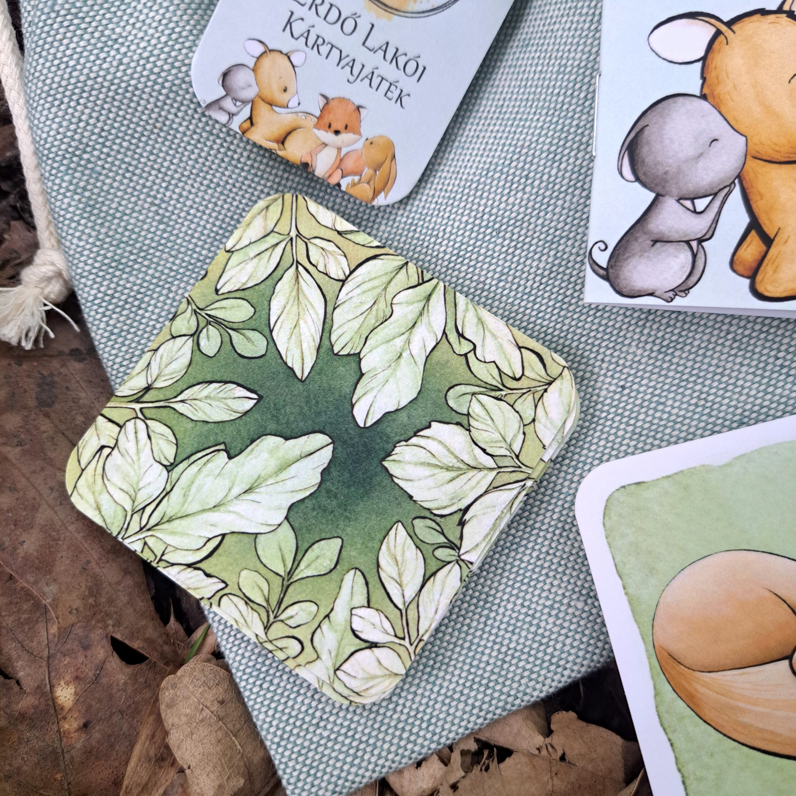 Erdő lakói – kézzel festett kártyajáték gyerekeknek (2–7 éves korig) - Image 3